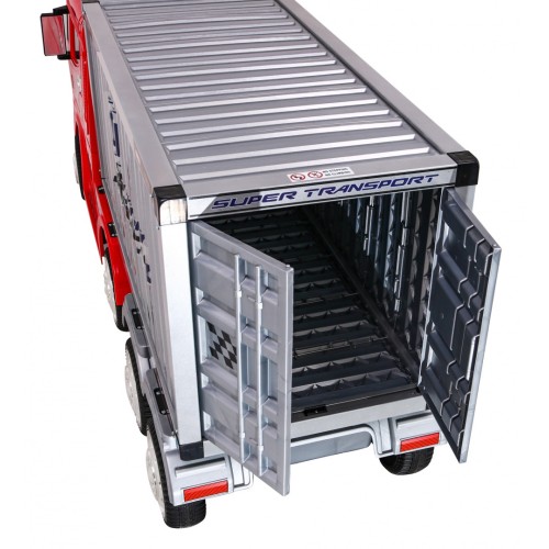 Vozidlo Container Truck Červené + Príves