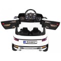 Autíčko Rapid Racer elektrické pre deti Biele + Ovládač + Pomalý štart + EVA + MP3 LED