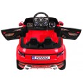Autíčko Rapid Racer elektrické pre deti Červené + Ovládač + Pomalý štart + EVA + MP3 LED
