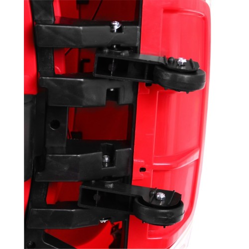 Autíčko Rapid Racer elektrické pre deti Červené + Ovládač + Pomalý štart + EVA + MP3 LED