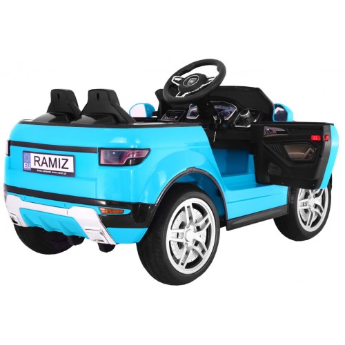 Autíčko Rapid Racer elektrické pre deti modré + Ovládač + Pomalý štart + EVA + MP3 LED