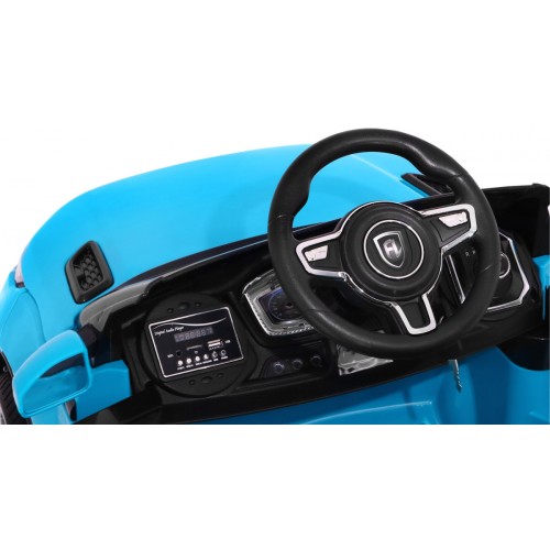 Autíčko Rapid Racer elektrické pre deti modré + Ovládač + Pomalý štart + EVA + MP3 LED