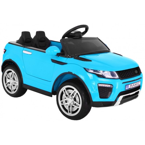 Autíčko Rapid Racer elektrické pre deti modré + Ovládač + Pomalý štart + EVA + MP3 LED