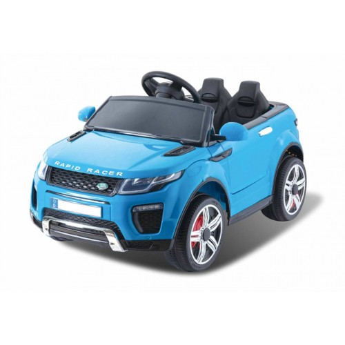 Autíčko Rapid Racer elektrické pre deti modré + Ovládač + Pomalý štart + EVA + MP3 LED