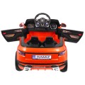Autíčko Rapid Racer elektrické pre deti Oranžové + Ovládač + Pomalý štart + EVA + MP3 LED
