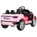 Autíčko Rapid Racer elektrické pre deti Ružové + Ovládač + Pomalý štart + EVA + MP3 LED