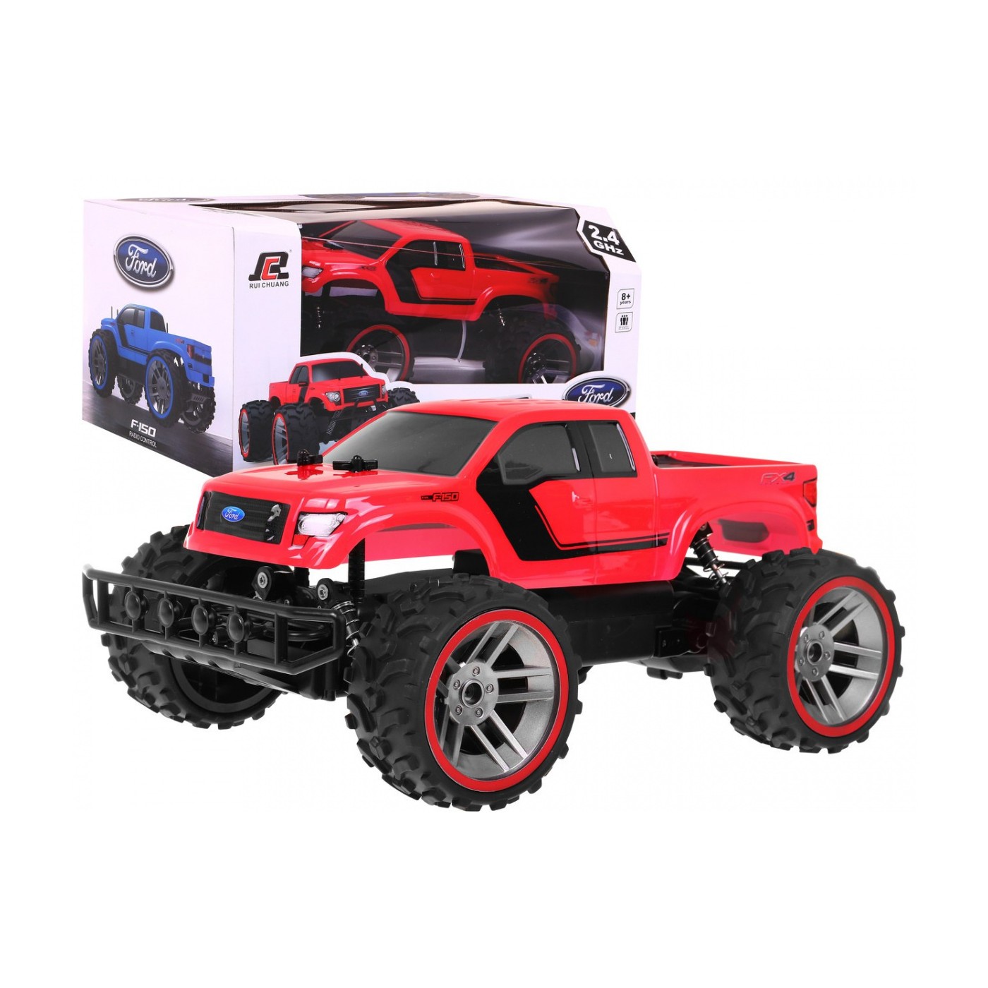 Auto R C 2,4G Pick-Up Ford F-150 1 12 Červený