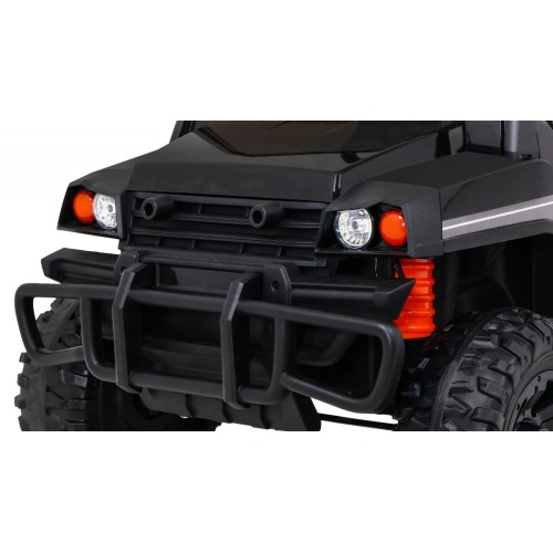 Autíčko Farmer Pick-up pre deti Čierny + Ovládač + Kufor + Lopata + EVA + MP3 LED