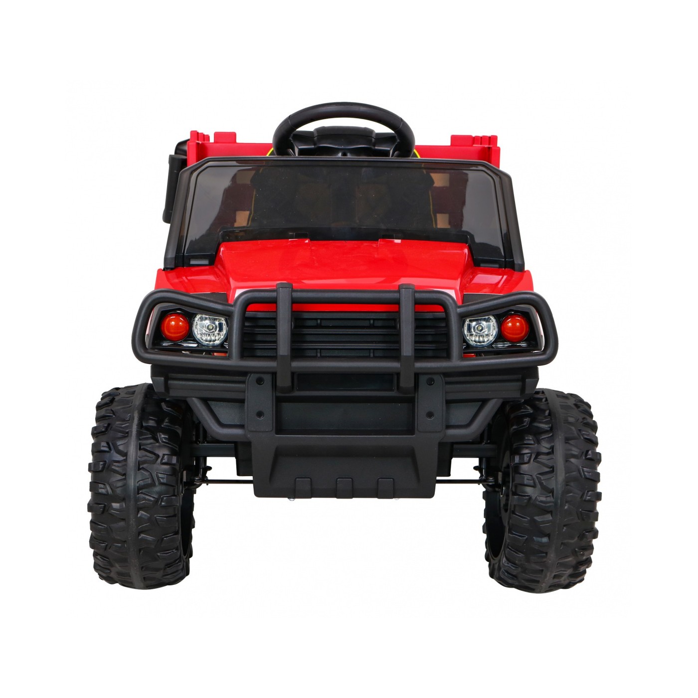 Autíčko Farmer Pick-up pre deti Červený + Ovládač + Kufor + Lopata + EVA + MP3 LED