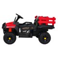 Autíčko Farmer Pick-up pre deti Červený + Ovládač + Kufor + Lopata + EVA + MP3 LED