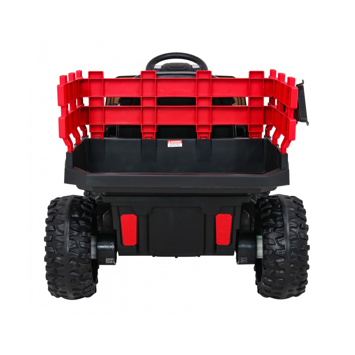 Autíčko Farmer Pick-up pre deti Červený + Ovládač + Kufor + Lopata + EVA + MP3 LED