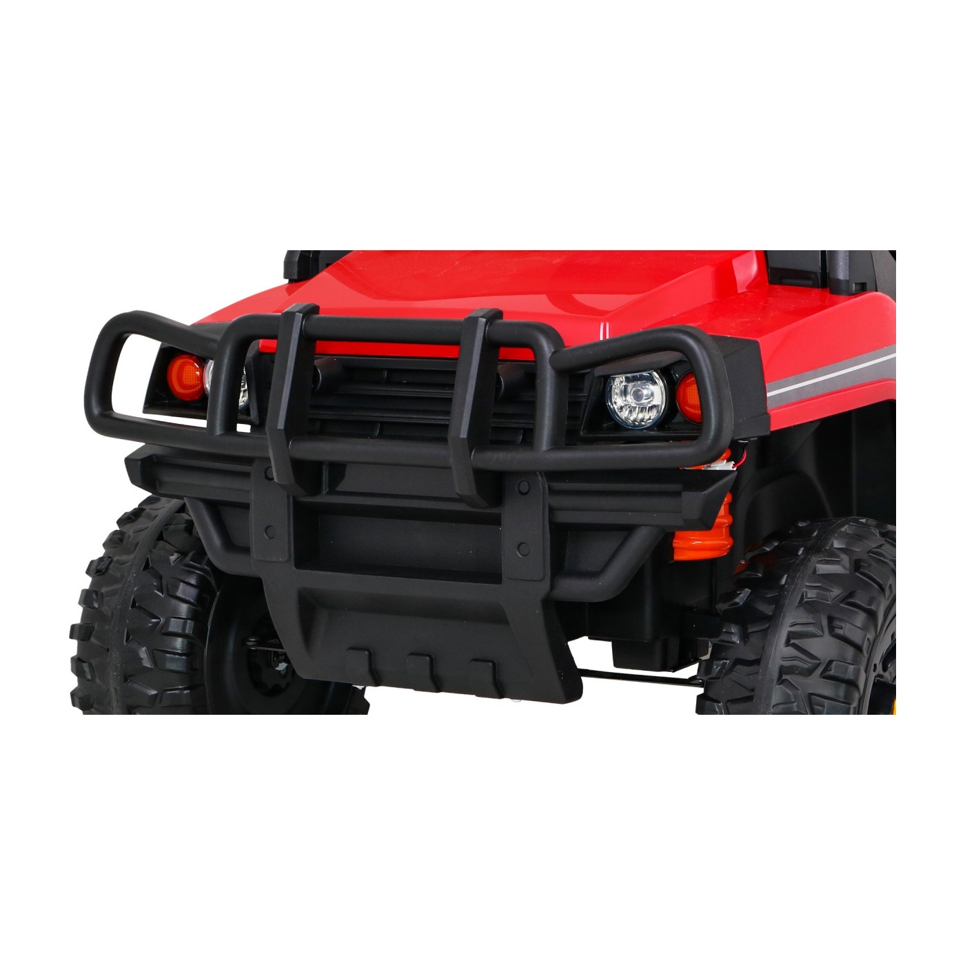 Autíčko Farmer Pick-up pre deti Červený + Ovládač + Kufor + Lopata + EVA + MP3 LED