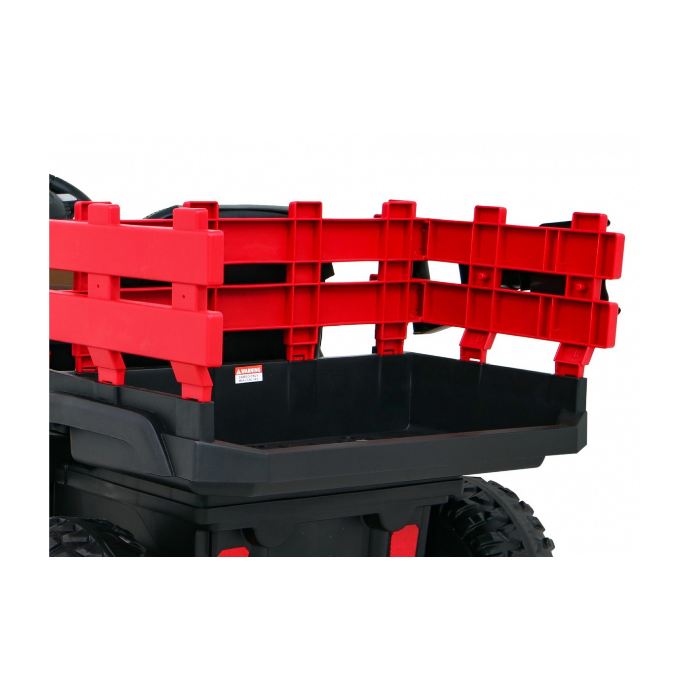 Autíčko Farmer Pick-up pre deti Červený + Ovládač + Kufor + Lopata + EVA + MP3 LED