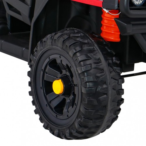 Autíčko Farmer Pick-up pre deti Červený + Ovládač + Kufor + Lopata + EVA + MP3 LED