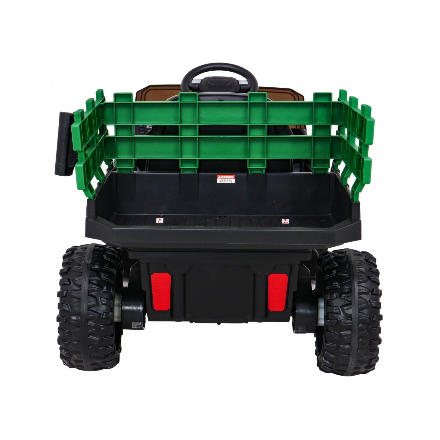 Autíčko Farmer Pick-up pre deti Zelený + Ovládač + Kufor + Lopata + EVA + MP3 LED