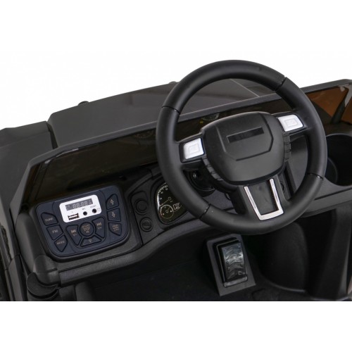 Autíčko Farmer Pick-up pre deti Zelený + Ovládač + Kufor + Lopata + EVA + MP3 LED