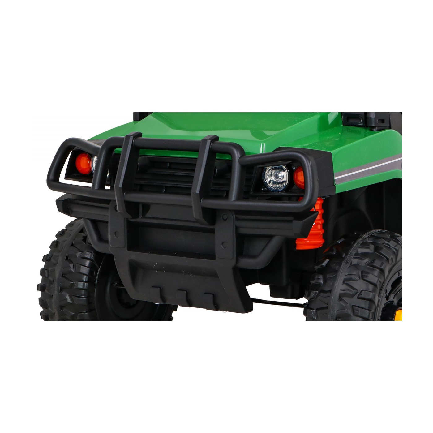 Autíčko Farmer Pick-up pre deti Zelený + Ovládač + Kufor + Lopata + EVA + MP3 LED