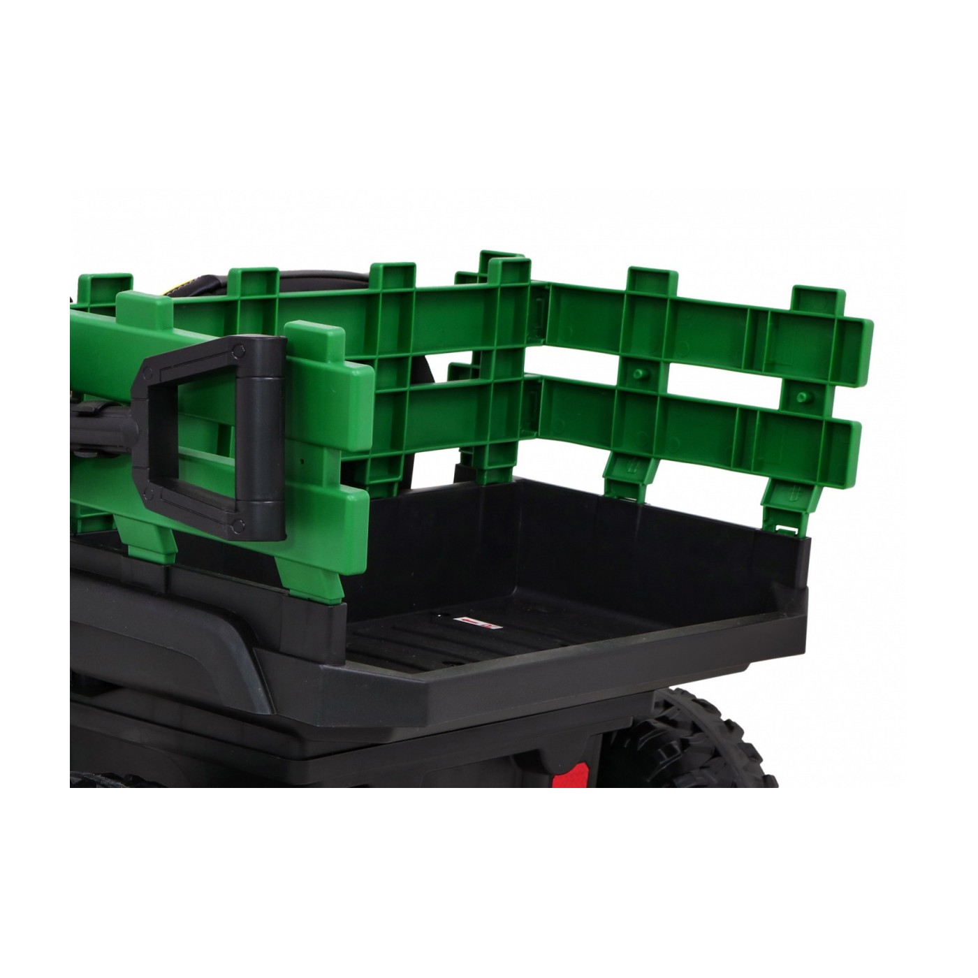 Autíčko Farmer Pick-up pre deti Zelený + Ovládač + Kufor + Lopata + EVA + MP3 LED