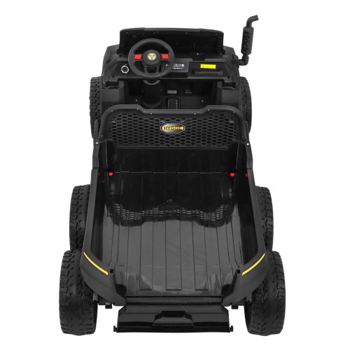 Autíčko Farmer Truck pre 2 deti Čierny + Pohon 4x4 + Ovládač + Kiper + Audio LED
