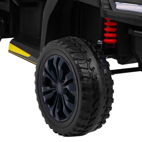 Autíčko Farmer Truck pre 2 deti Čierny + Pohon 4x4 + Ovládač + Kiper + Audio LED