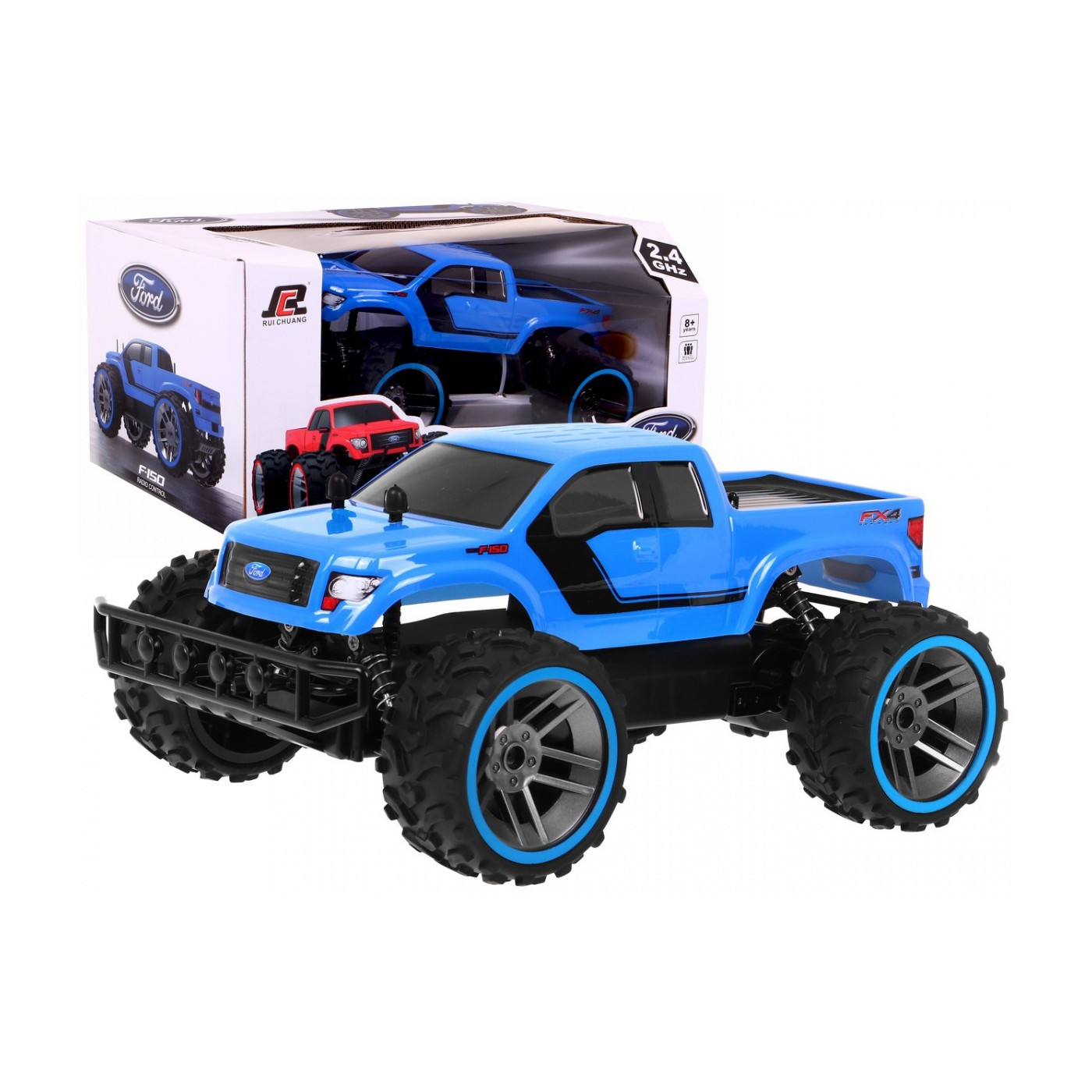 Auto R C 2,4G Pick-Up Ford F-150 1 12 Modrý