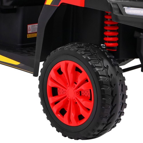 Autíčko Farmer Truck pre 2 deti Červený + Pohon 4x4 + Ovládač + Kiper + Audio LED