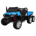 Autíčko Farmer Truck pre 2 deti Modrý + Pohon 4x4 + Ovládač + Kiper + Audio LED