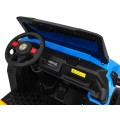 Autíčko Farmer Truck pre 2 deti Modrý + Pohon 4x4 + Ovládač + Kiper + Audio LED