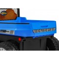Autíčko Farmer Truck pre 2 deti Modrý + Pohon 4x4 + Ovládač + Kiper + Audio LED