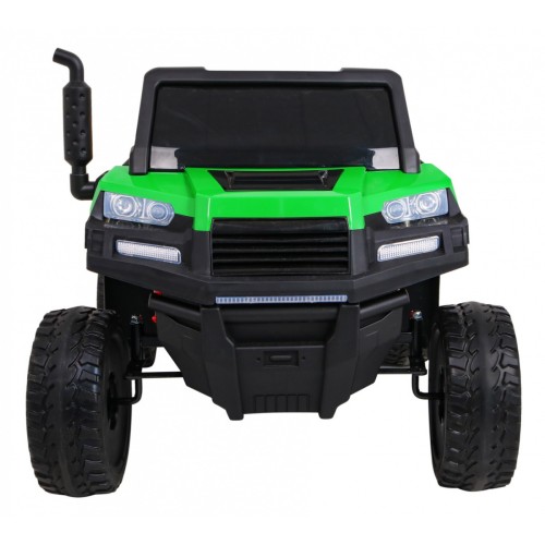 Autíčko Farmer Truck pre 2 deti Zelený + Pohon 4x4 + Ovládač + Kiper + Audio LED