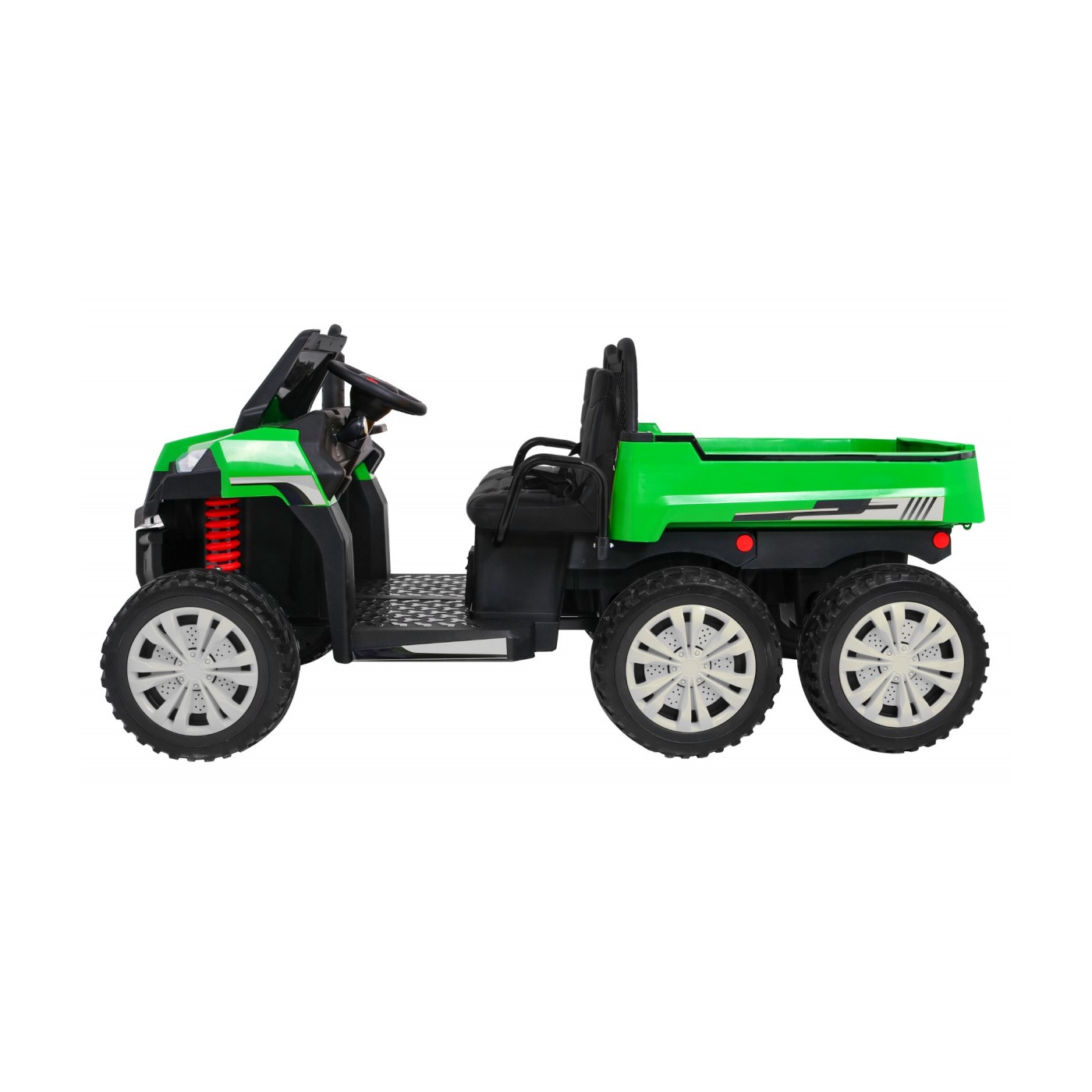 Autíčko Farmer Truck pre 2 deti Zelený + Pohon 4x4 + Ovládač + Kiper + Audio LED