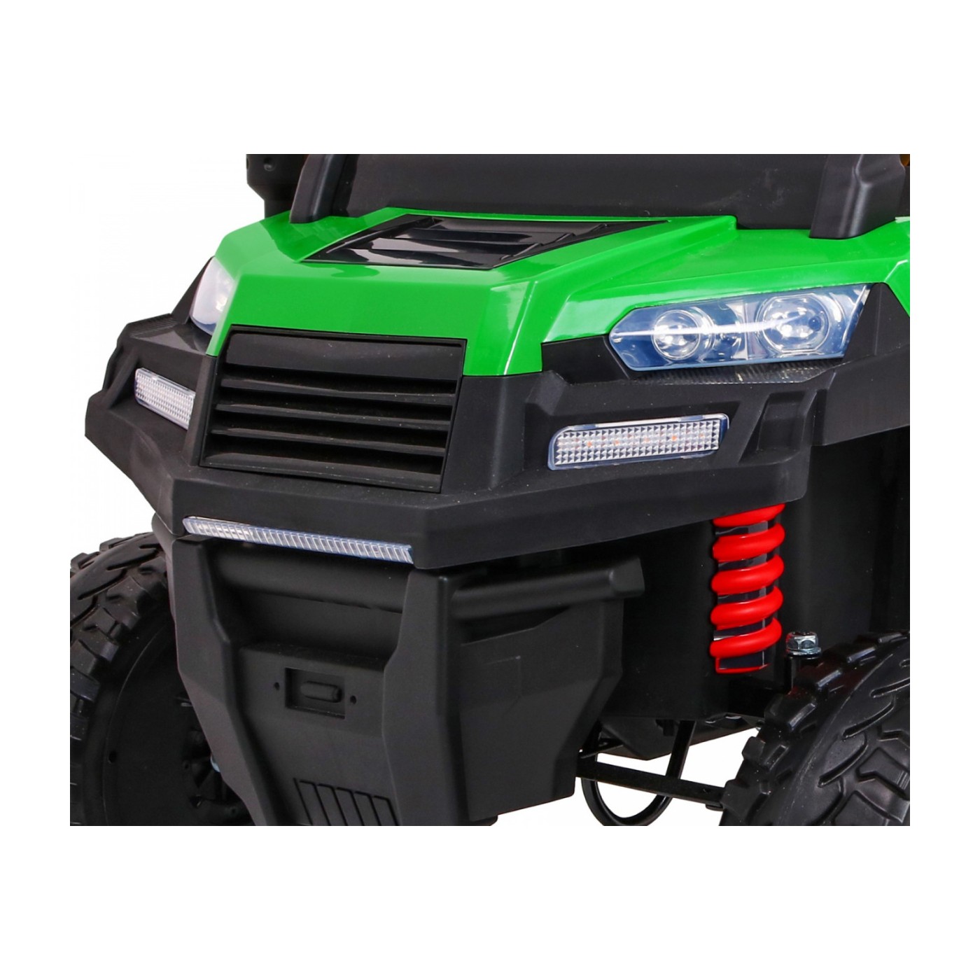 Autíčko Farmer Truck pre 2 deti Zelený + Pohon 4x4 + Ovládač + Kiper + Audio LED