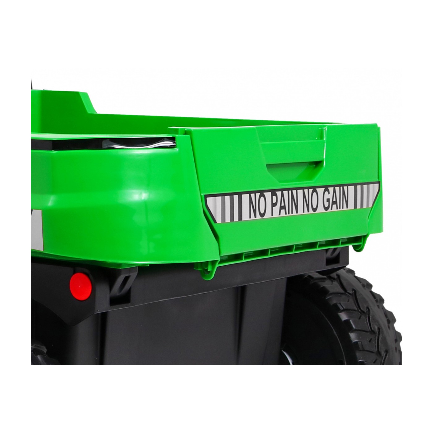 Autíčko Farmer Truck pre 2 deti Zelený + Pohon 4x4 + Ovládač + Kiper + Audio LED