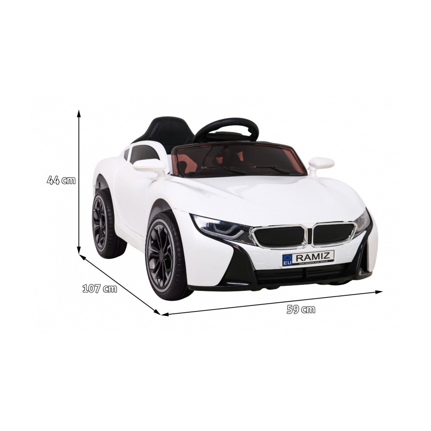 Vozidlo Fast Wind Biely