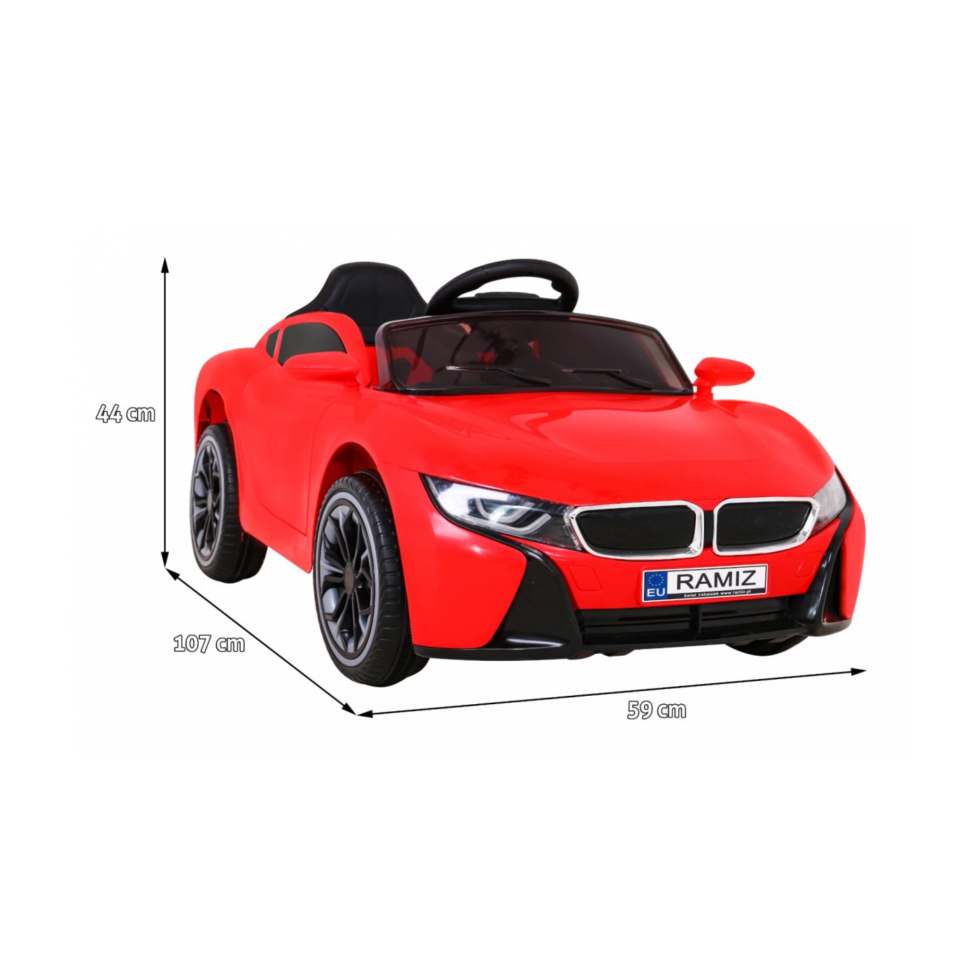 Vozidlo Fast Wind Červený