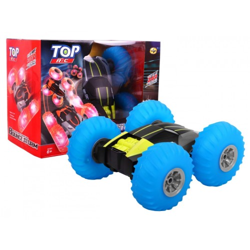 Auto R C 2 4G Nafukovacie Kolesá Svetlá BounceStorm Sivé