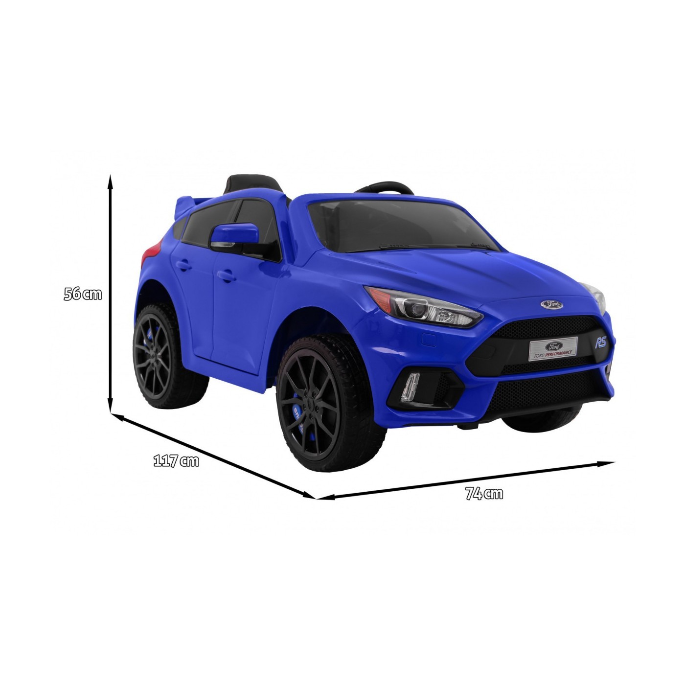 Vozidlo Ford Focus RS Modrý