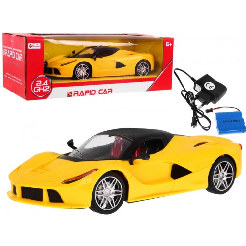 Auto R C 2 4G Rapid Car 1 16 Žlté