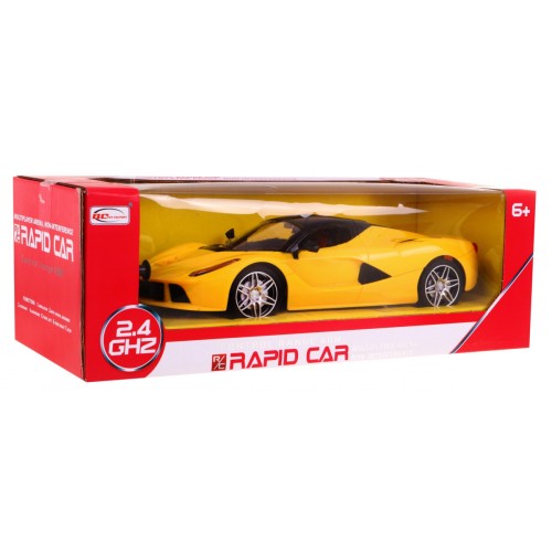 Auto R C 2 4G Rapid Car 1 16 Žlté