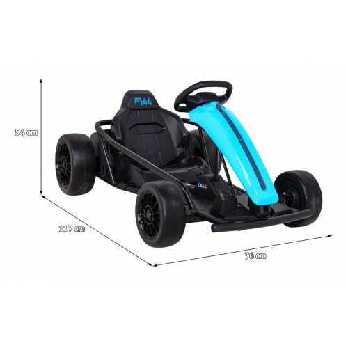 Motokára FX1 Drift Master na batériu pre deti Modrá + Funkcia Driftu + Kolesá EVA