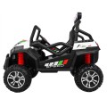 Terénne Grand Buggy Lift pre deti Biele + Pohon 4x4 + Ovládač + Batožinový priestor + Rádio MP3 + LED