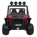 Terénne Grand Buggy Lift pre deti Biele + Pohon 4x4 + Ovládač + Batožinový priestor + Rádio MP3 + LED