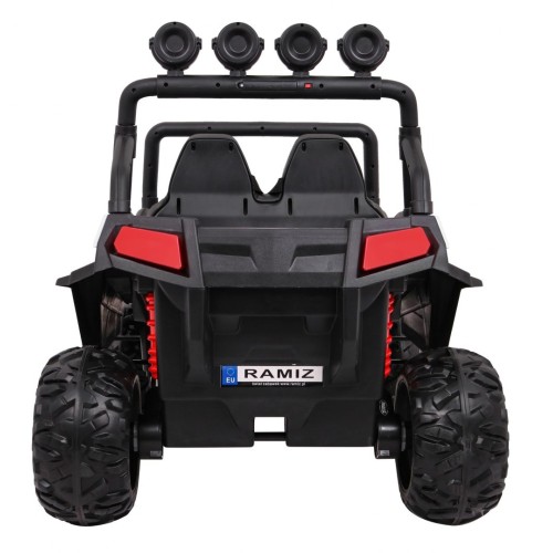 Terénne Grand Buggy Lift pre deti Biele + Pohon 4x4 + Ovládač + Batožinový priestor + Rádio MP3 + LED