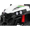 Terénne Grand Buggy Lift pre deti Biele + Pohon 4x4 + Ovládač + Batožinový priestor + Rádio MP3 + LED