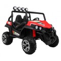 Terénne Grand Buggy Lift pre deti Červené + Pohon 4x4 + Ovládač + Batožinový priestor + Rádio MP3 + LED