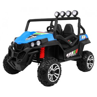 Terénne Grand Buggy Lift pre deti Modré + Pohon 4x4 + Ovládač + Batožinový priestor + Rádio MP3 + LED