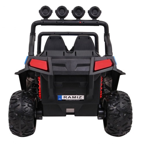 Terénne Grand Buggy Lift pre deti Modré + Pohon 4x4 + Ovládač + Batožinový priestor + Rádio MP3 + LED