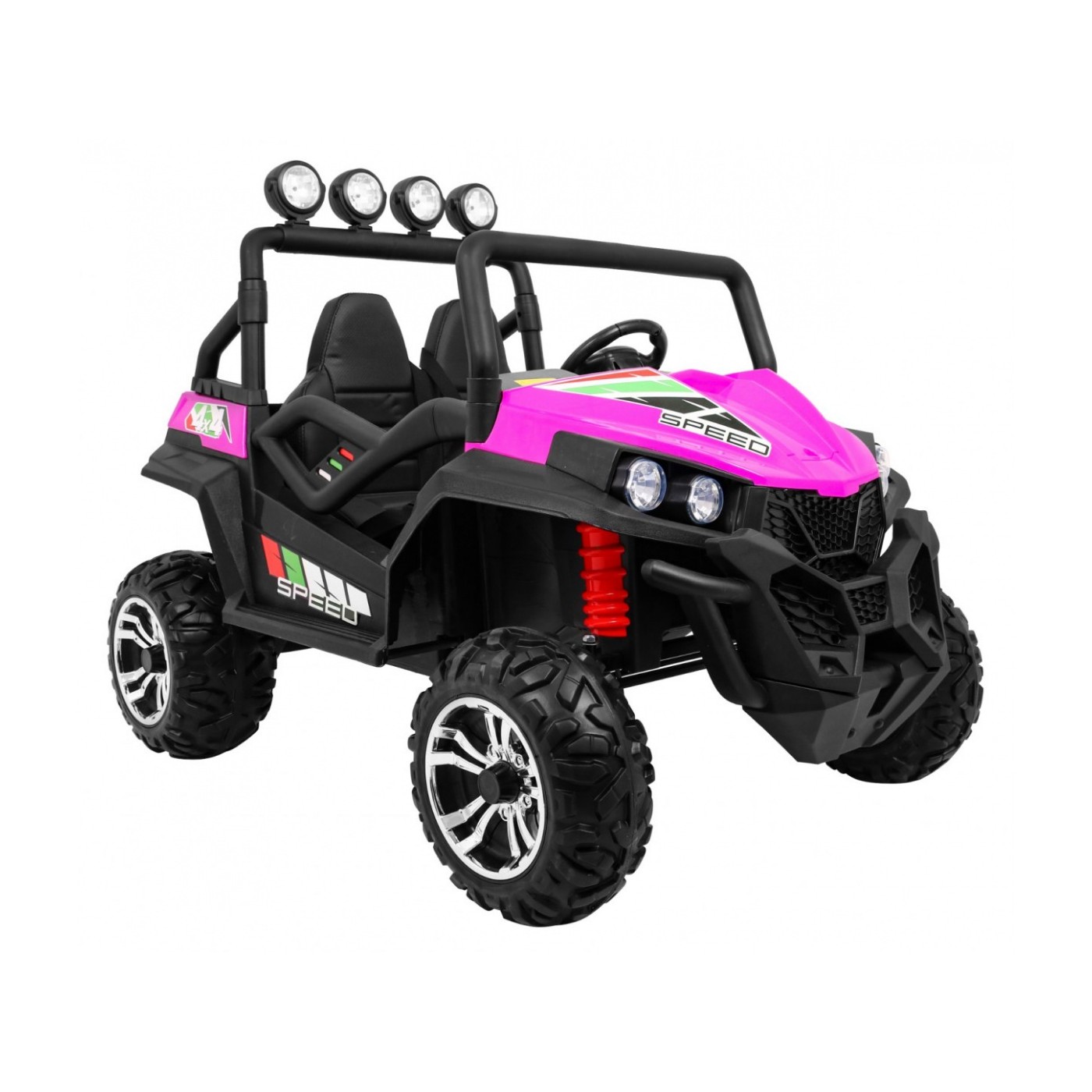 Terénne Grand Buggy Lift pre deti Ružové + Pohon 4x4 + Ovládač + Batožinový priestor + Rádio MP3 + LED