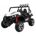 Grand Buggy Strong Lift pre deti Biely + Pohon 4x4 + Ovládač + Batožinový priestor + Rádio MP3 + LED