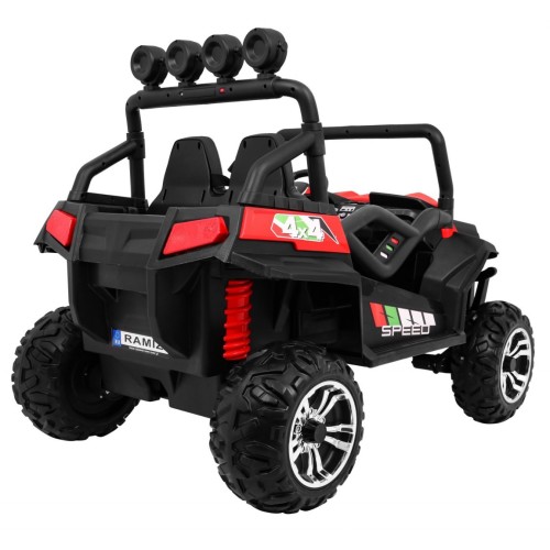 Grand Buggy Strong Lift pre deti Červený + Pohon 4x4 + Ovládač + Batožinový priestor + Rádio MP3 + LED